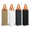 Wine Ribbon Handle Bag Orange